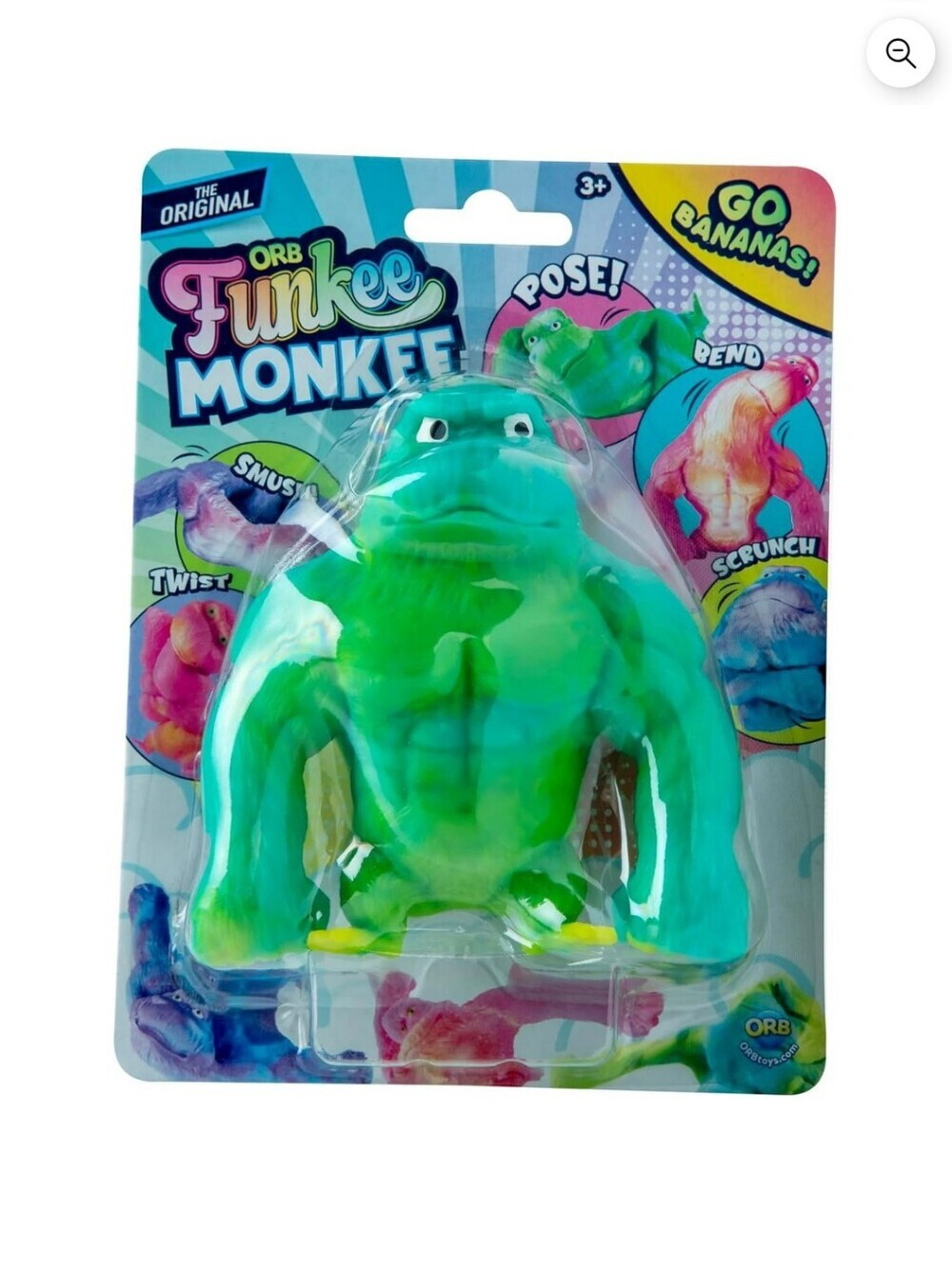 Funkee Monkee Green Figure (SUPER STRETCHY!)